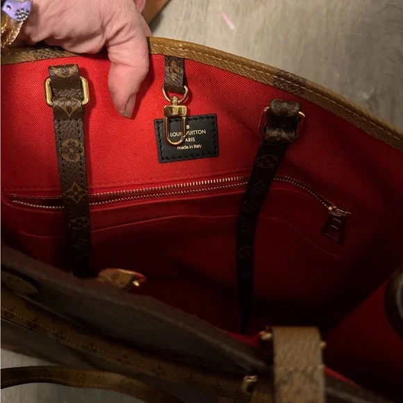 Louis Vuitton Classic Brown Monogram Tote - Picture 3 of 8